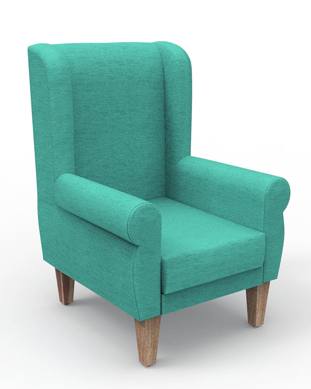 Begum Wing Chair - Maldivian Teal - Image 3
