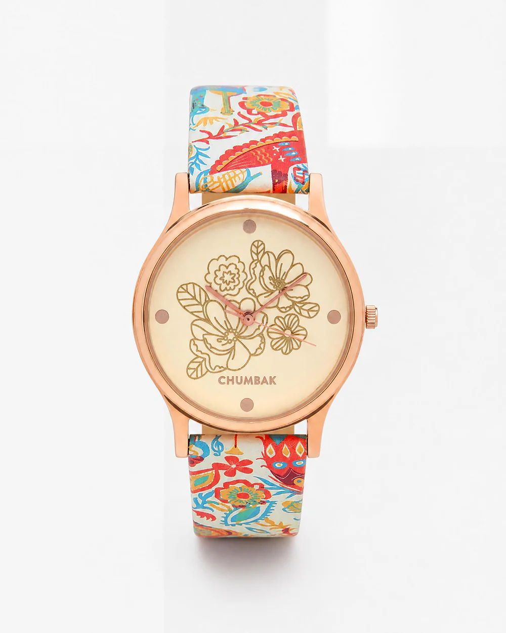 TEAL by Chumbak Jungle Beats Watch Ivory - Image 2