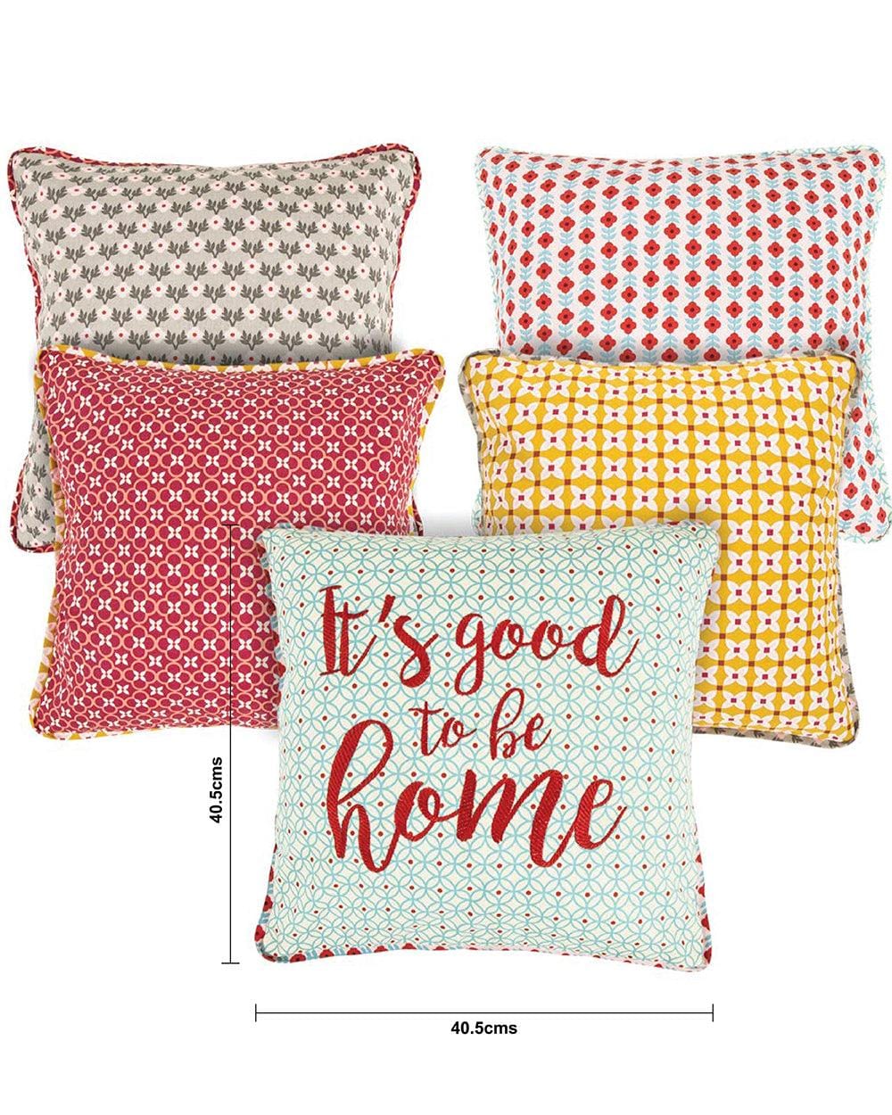 Afternoon Picnic 16 ” Cushion Covers - Set of 5 - Image 5