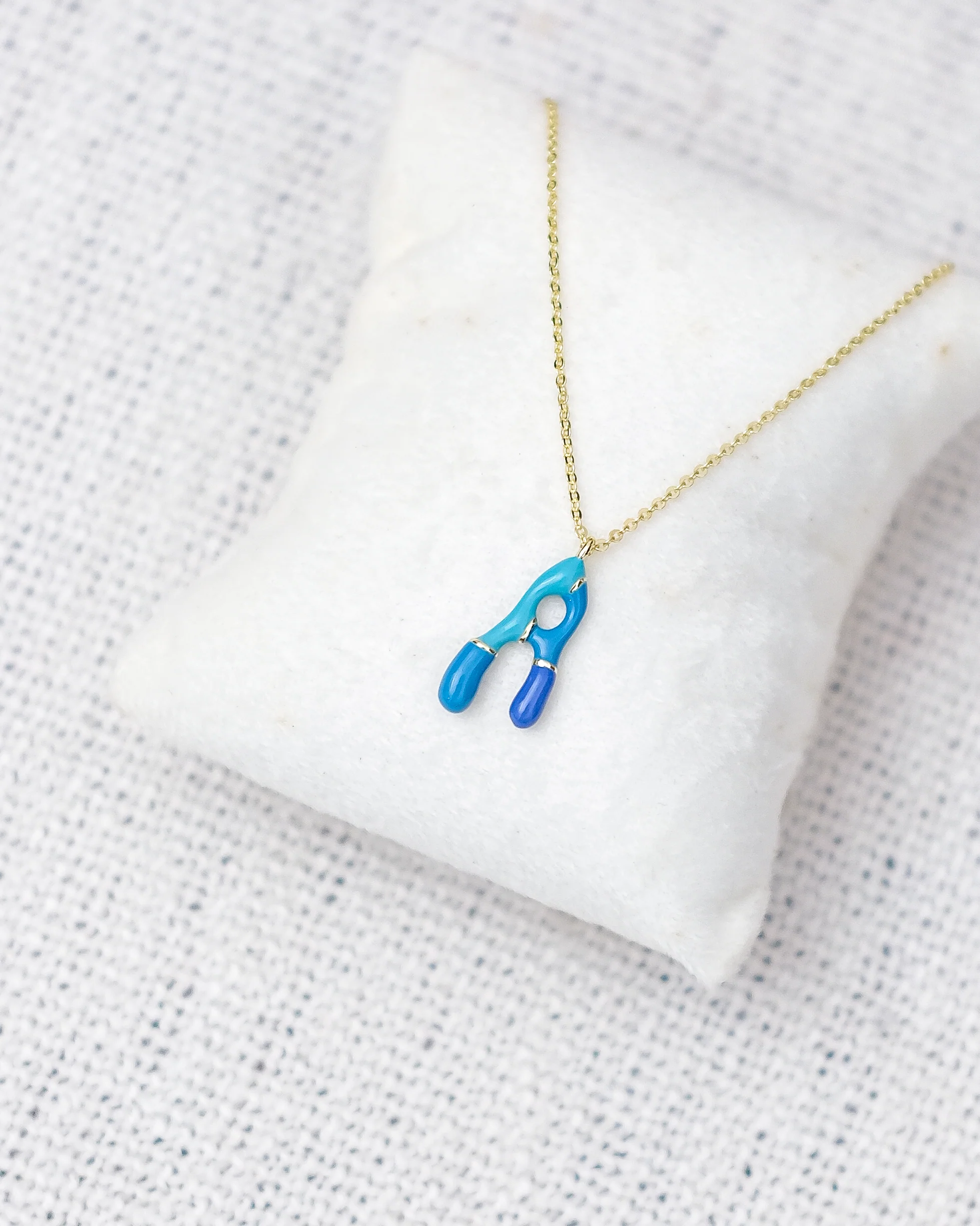 Alphabet Charm + Chain - A - Image 6