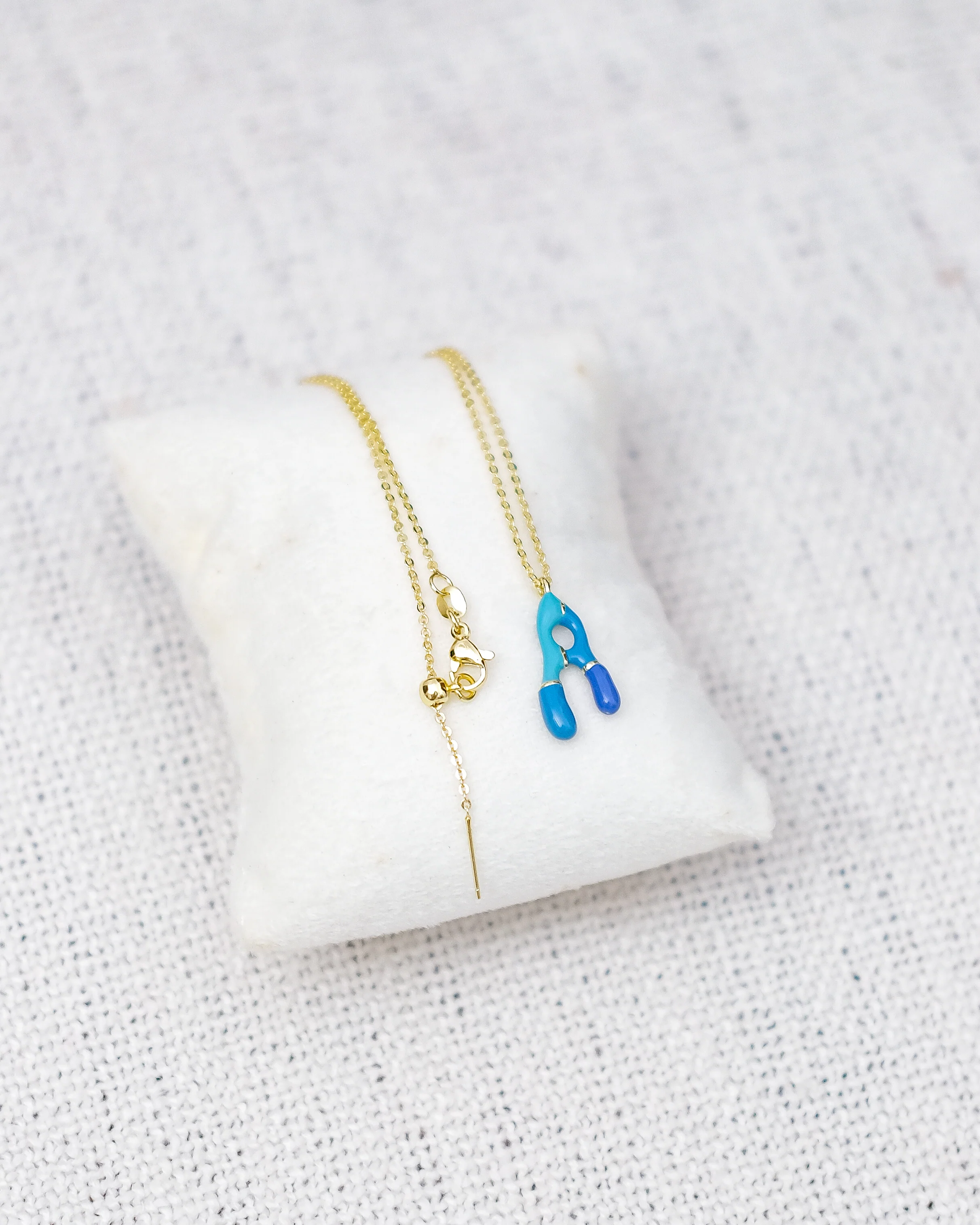 Alphabet Charm + Chain - A - Image 8