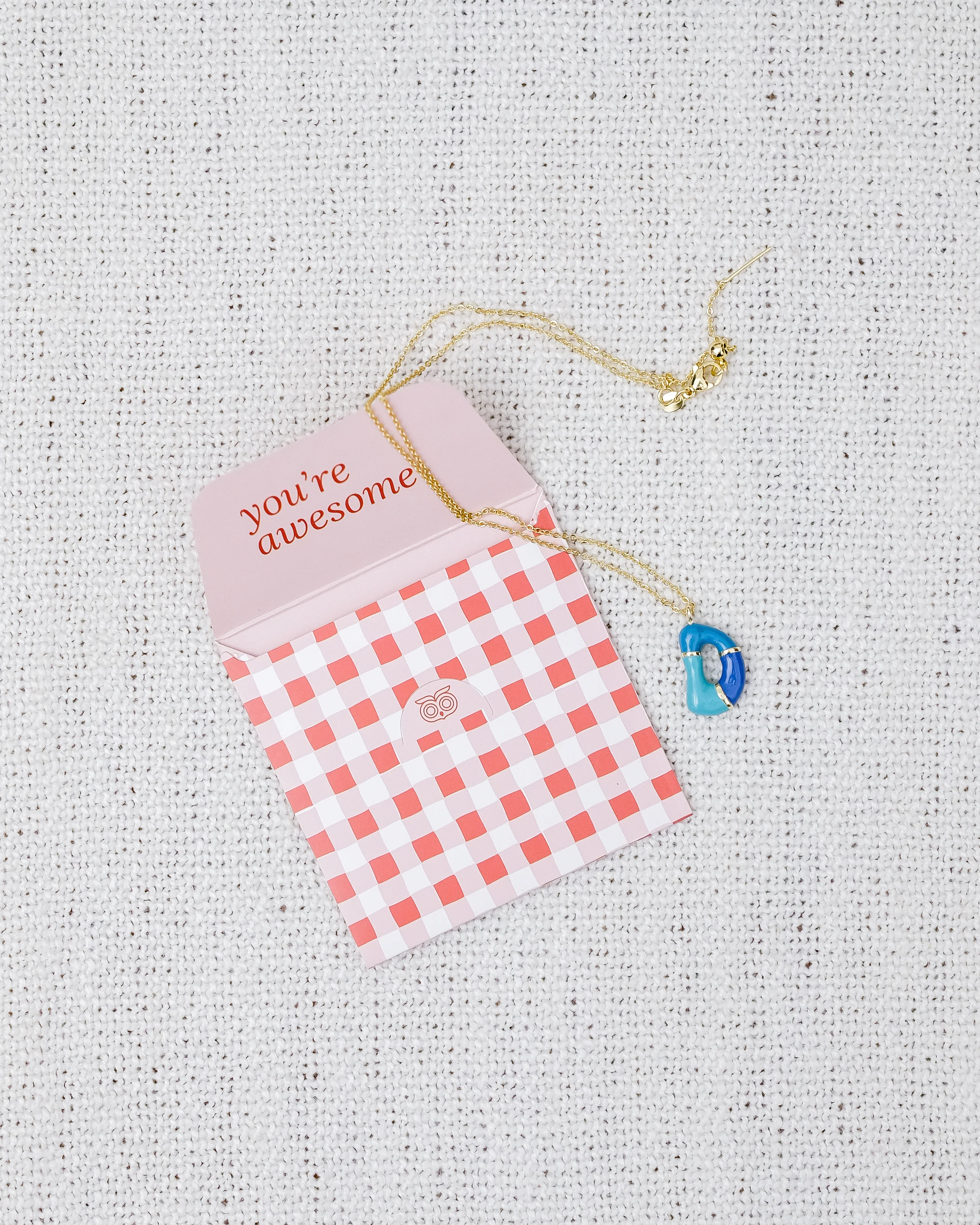 Alphabet  Charm + Chain - D