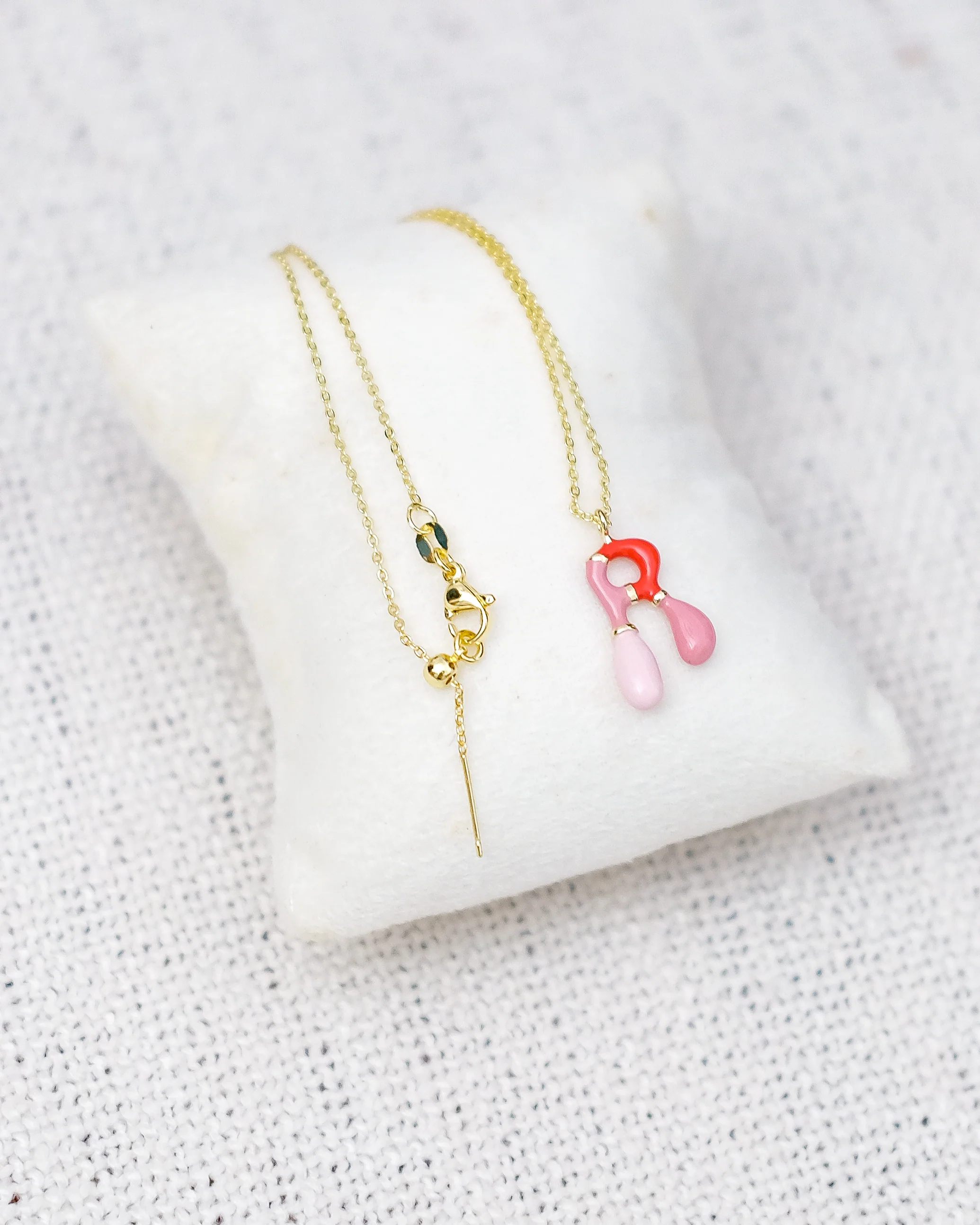 Alphabet Charm + Chain - R - Image 15