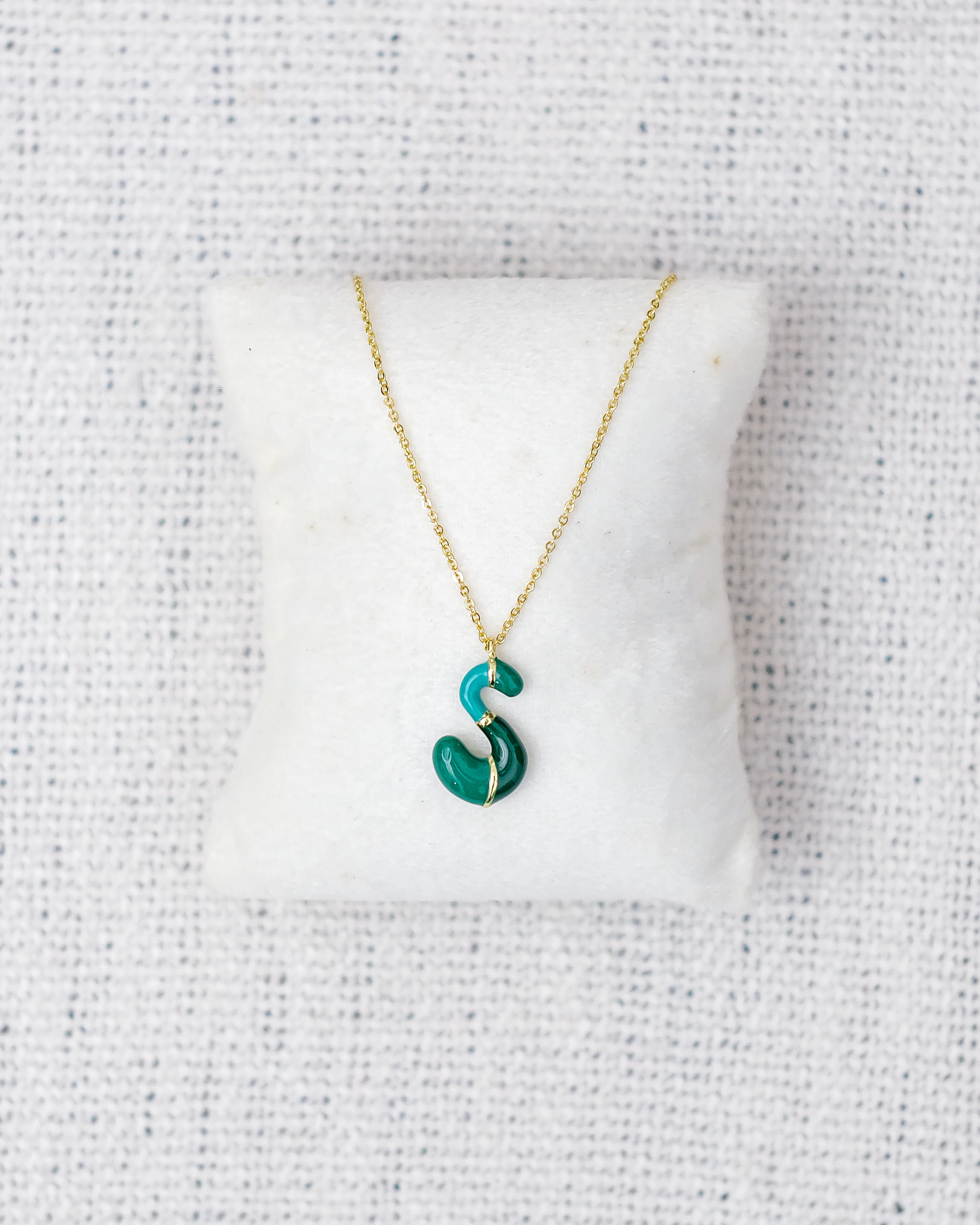 Alphabet Charm + Chain - S - Image 2