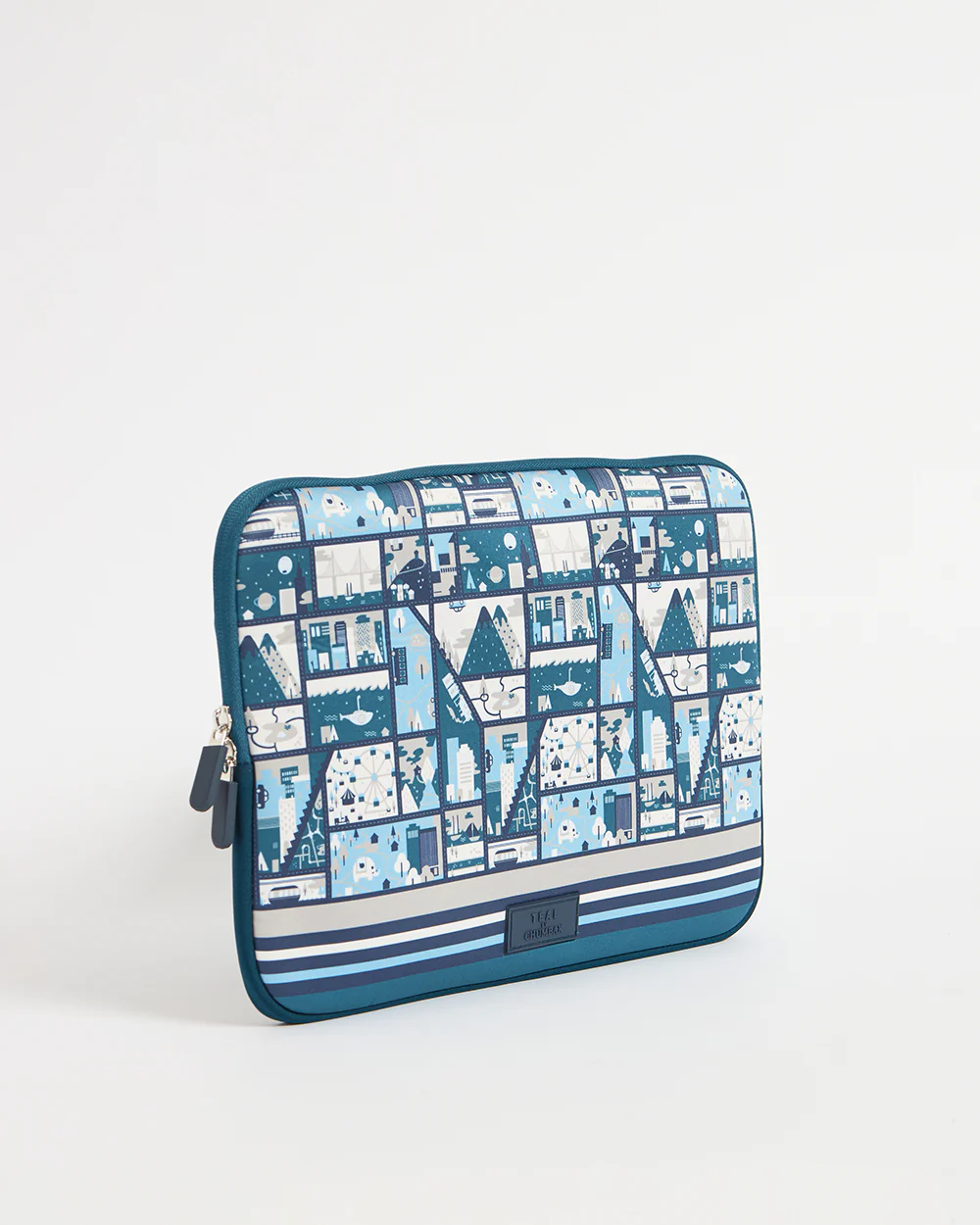 TEAL By Chumbak Amusement Park Laptop Sleeve - 15inch - Image 4