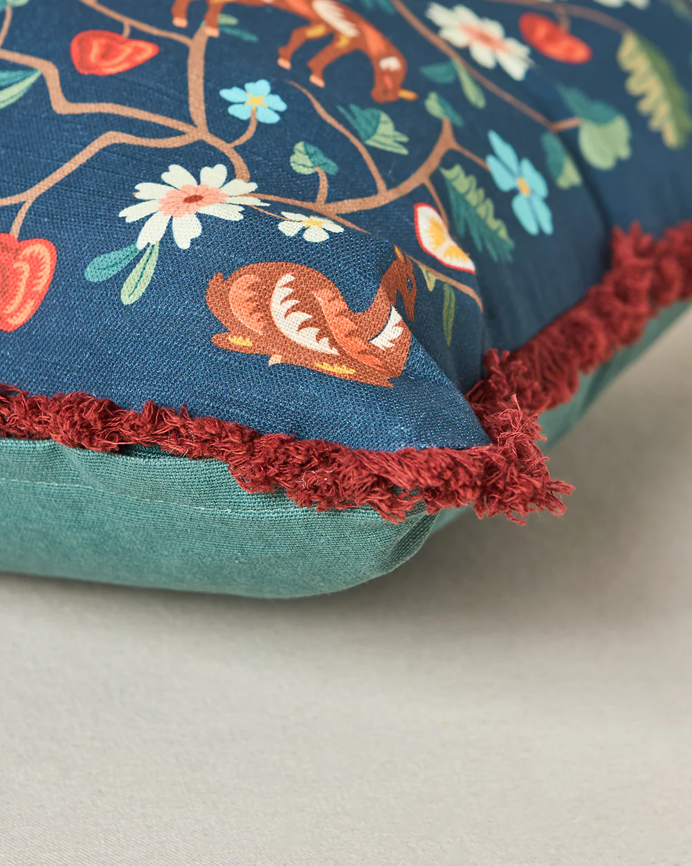 Apple Orchards Cushion Cover, 16" | Kashmir Trails - Image 7
