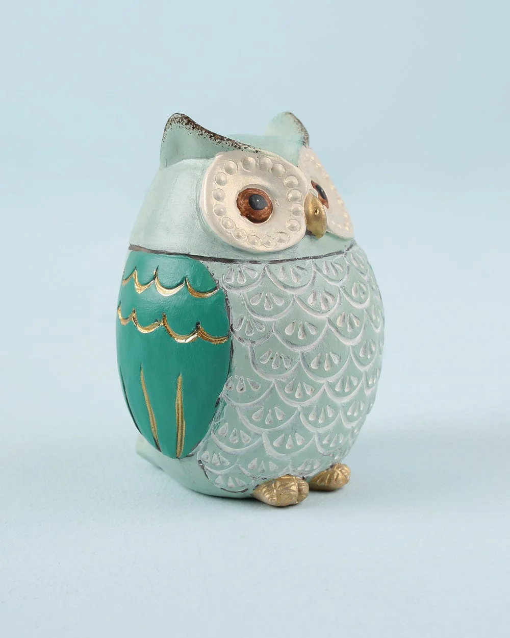 Pinterest Owl D'cor ' Teal - Image 3