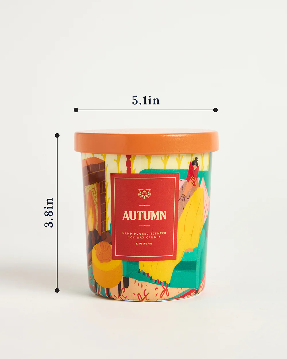 Autmun Soy Wax Candle, Apple & Cinnamon - Image 8