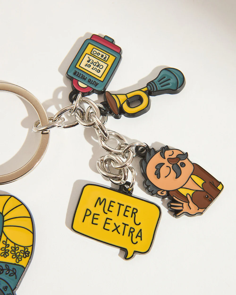 Chumbak Classic Autowalla Enamel Keychain - Image 7
