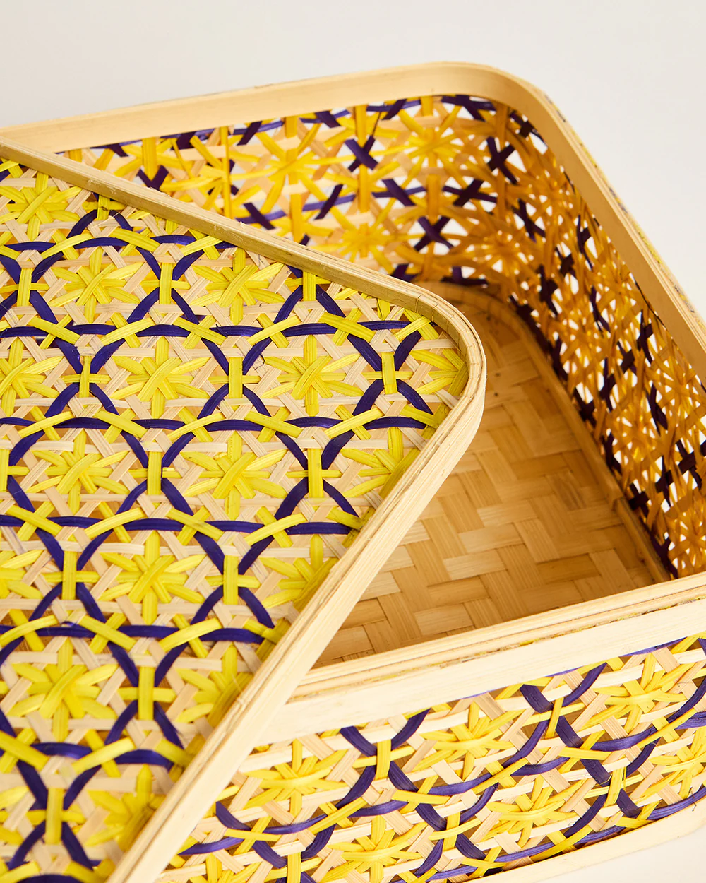 Bali Bamboo Boxes, Square - 30 cm - Image 3