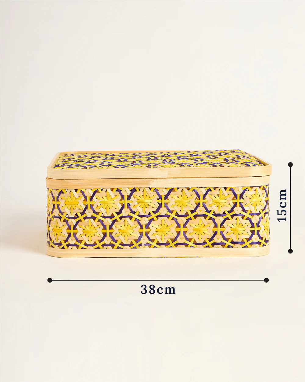 Bali Bamboo Boxes, Square - 38 cm - Image 4
