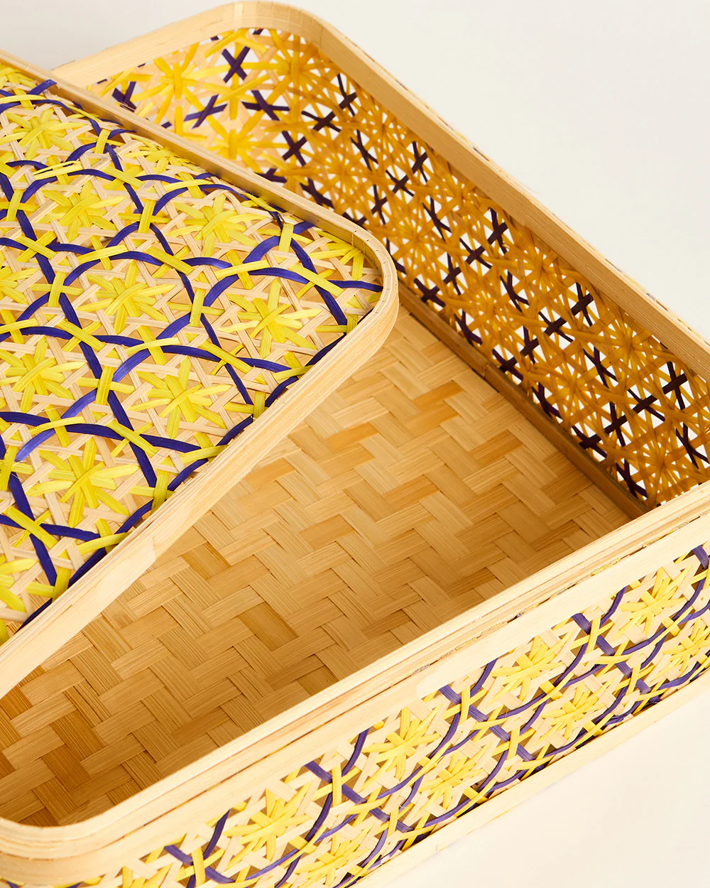 Bali Bamboo Boxes, Square - 38 cm - Image 5