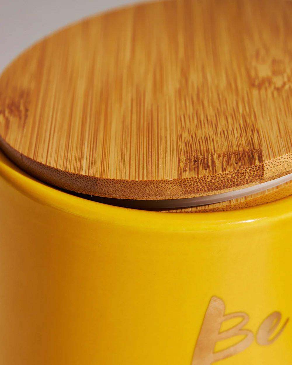Good Vibes Ceramic Jar - Yellow - Image 6