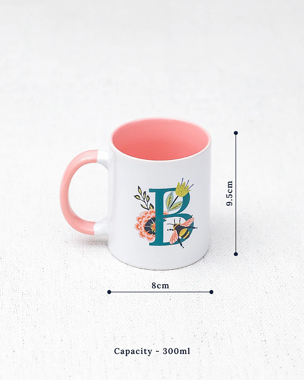 Bee Mug – B | Gloss Finish - Image 7