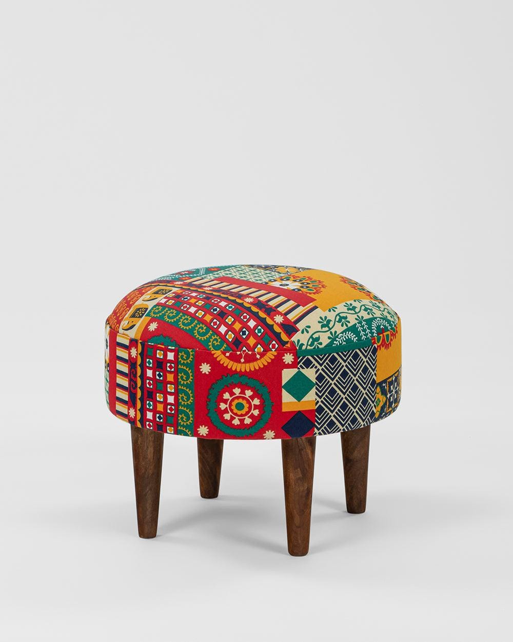 Begum Foot Rest - Floral Swirls - Image 3