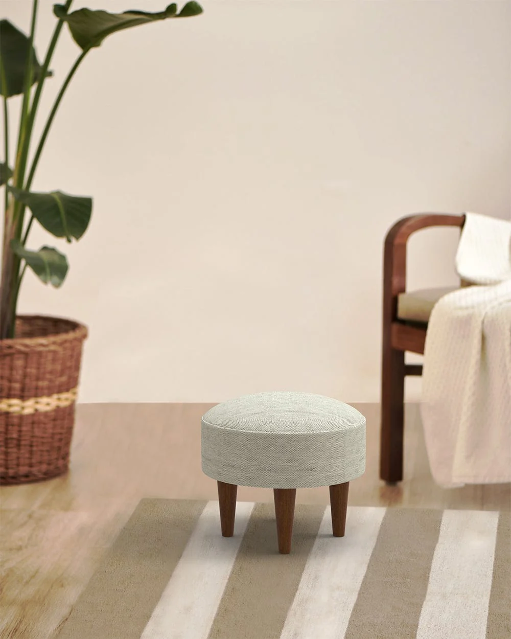 Begum Foot Rest -Srilanka Ivory