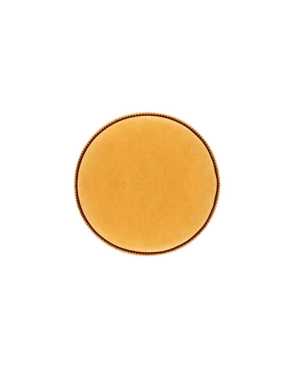 Begum Foot Rest - Velvet Mustard - Image 4