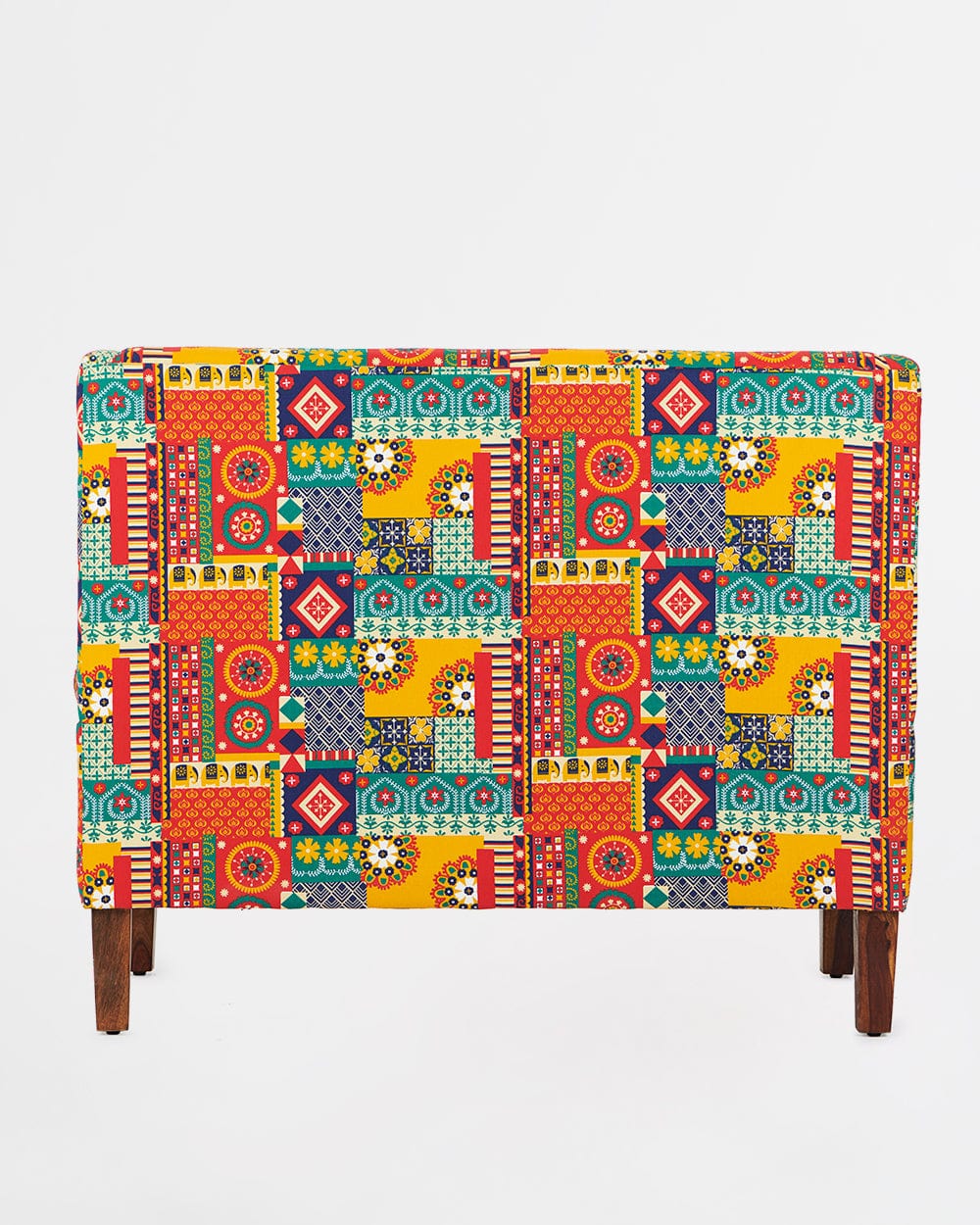 Begum Loveseat - 2 Seater, Floral Swirls - Image 3