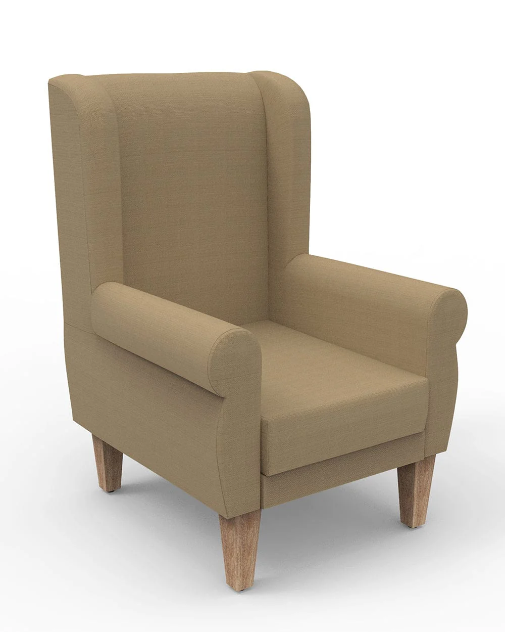 Begum Wing Chair - Beach Beige - Image 3