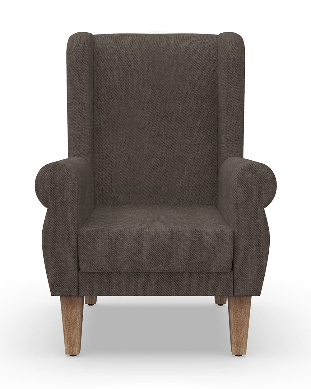 Begum Wing Chair - Brown Coal - Image 2