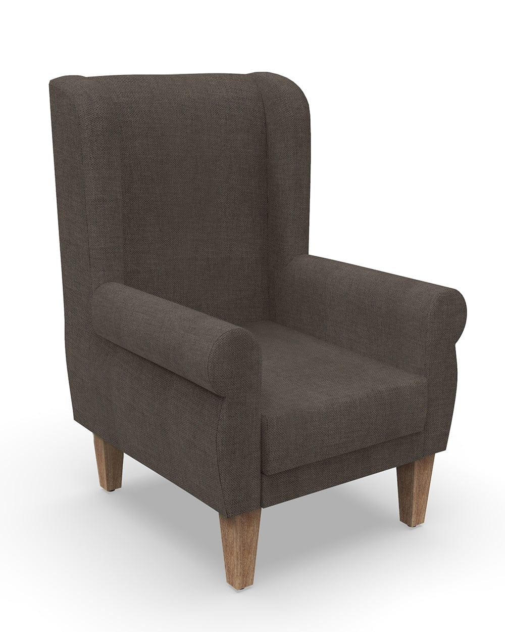 Begum Wing Chair - Brown Coal - Image 3