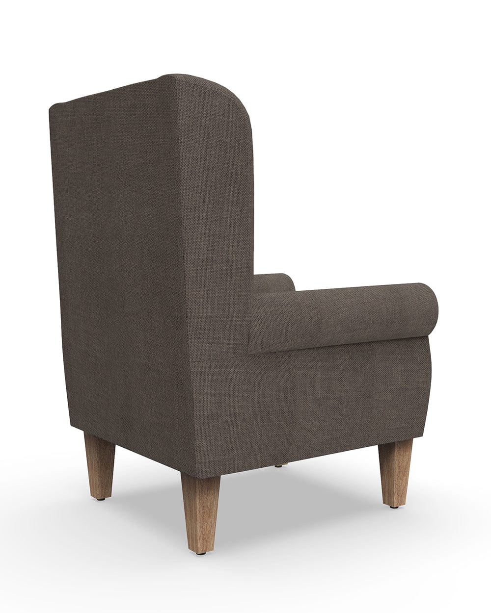 Begum Wing Chair - Brown Coal - Image 4