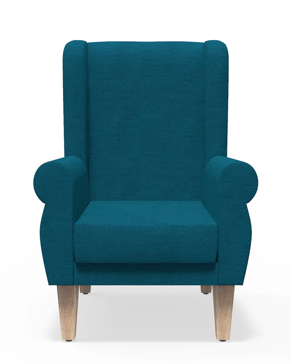 Begum Wing Chair - Mediterranian Blue - Image 2