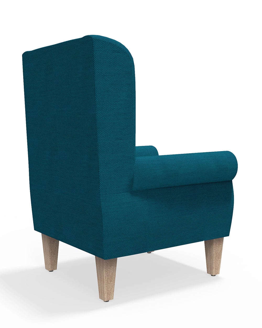 Begum Wing Chair - Mediterranian Blue - Image 6