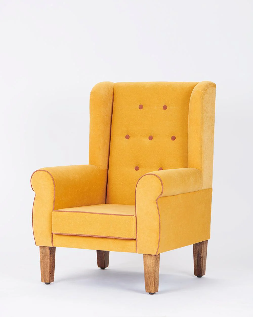 Begum Wing Chair - Plain - Image 10