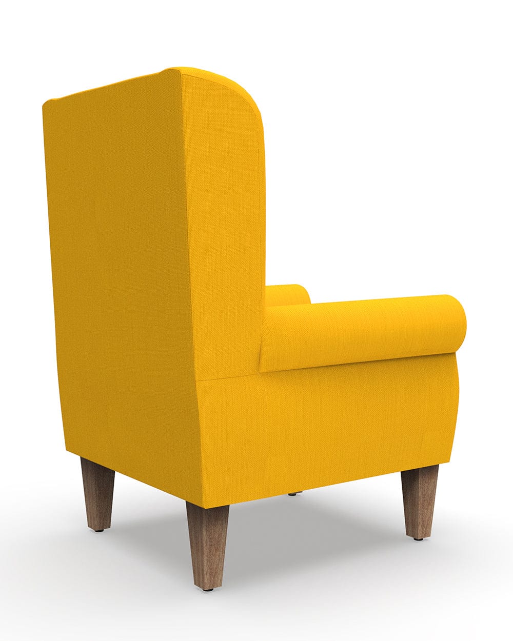 Begum Wing Chair - Sahara Mustard - Image 6