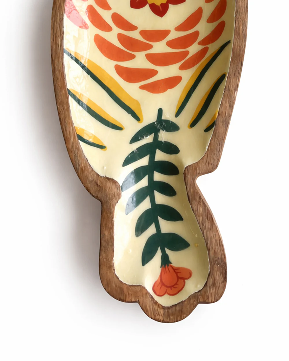 Birdie Wooden Platter-cum-Wall Décor ( Large) | Citrus Zest - Image 8