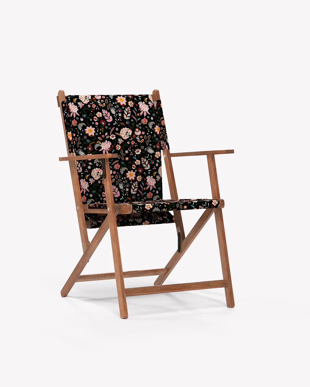 Bistro Folding Chair Bohemian Paisleys Black - Image 6