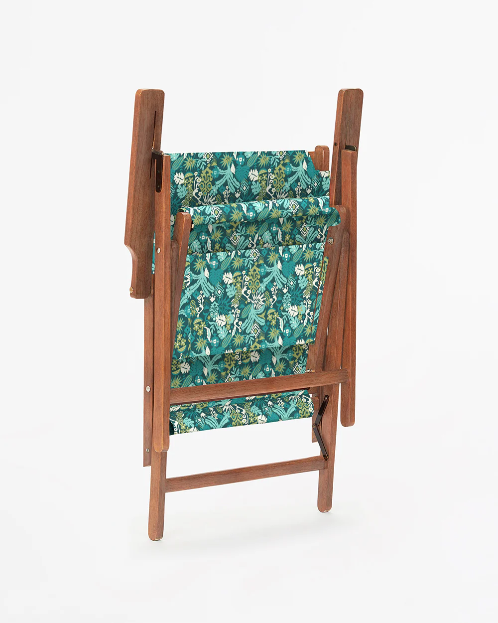 Bistro Folding Chair Tropical Ikkat Green - Image 5