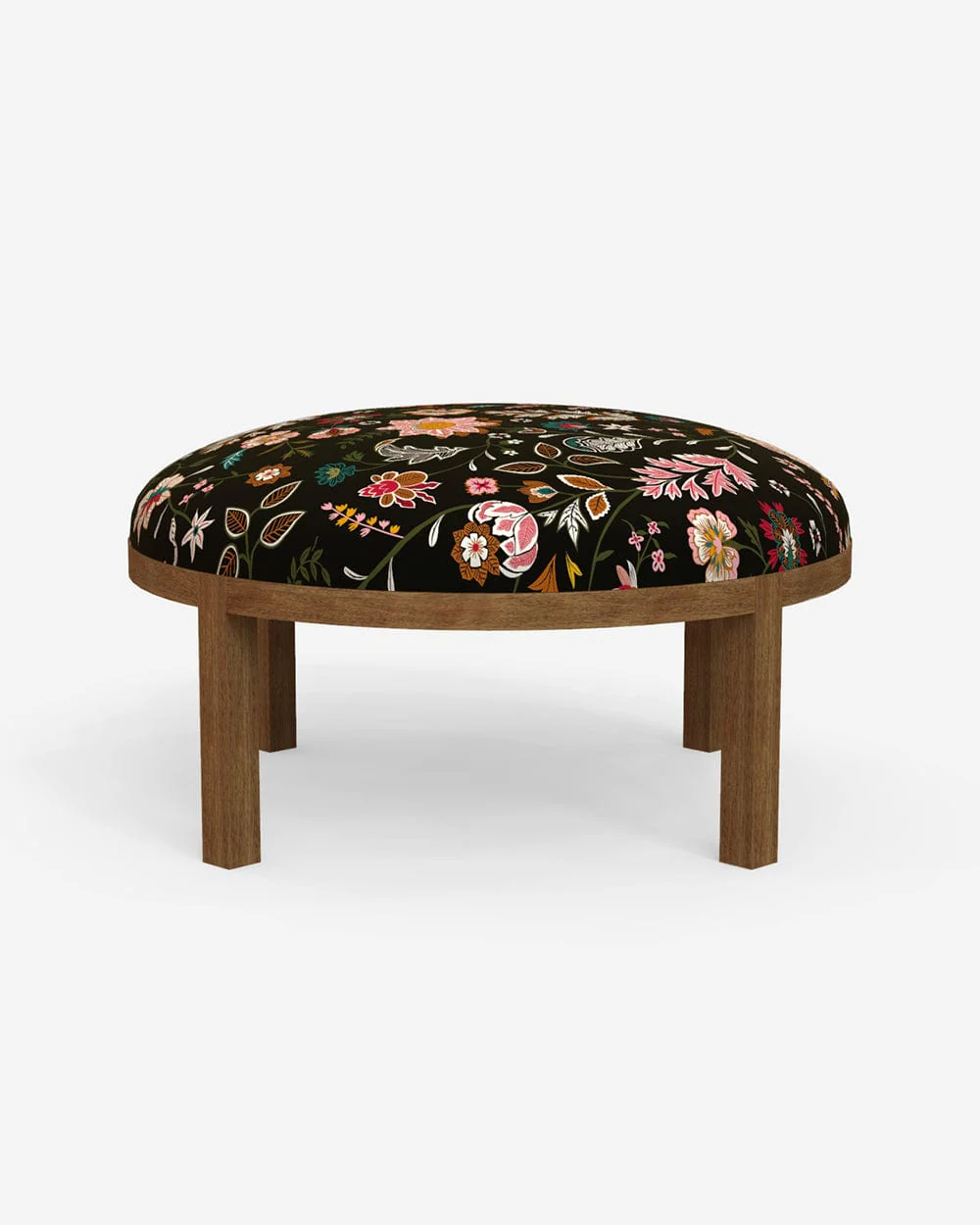 Bohemian Ottoman - Bohemian Palampore Black - Image 2