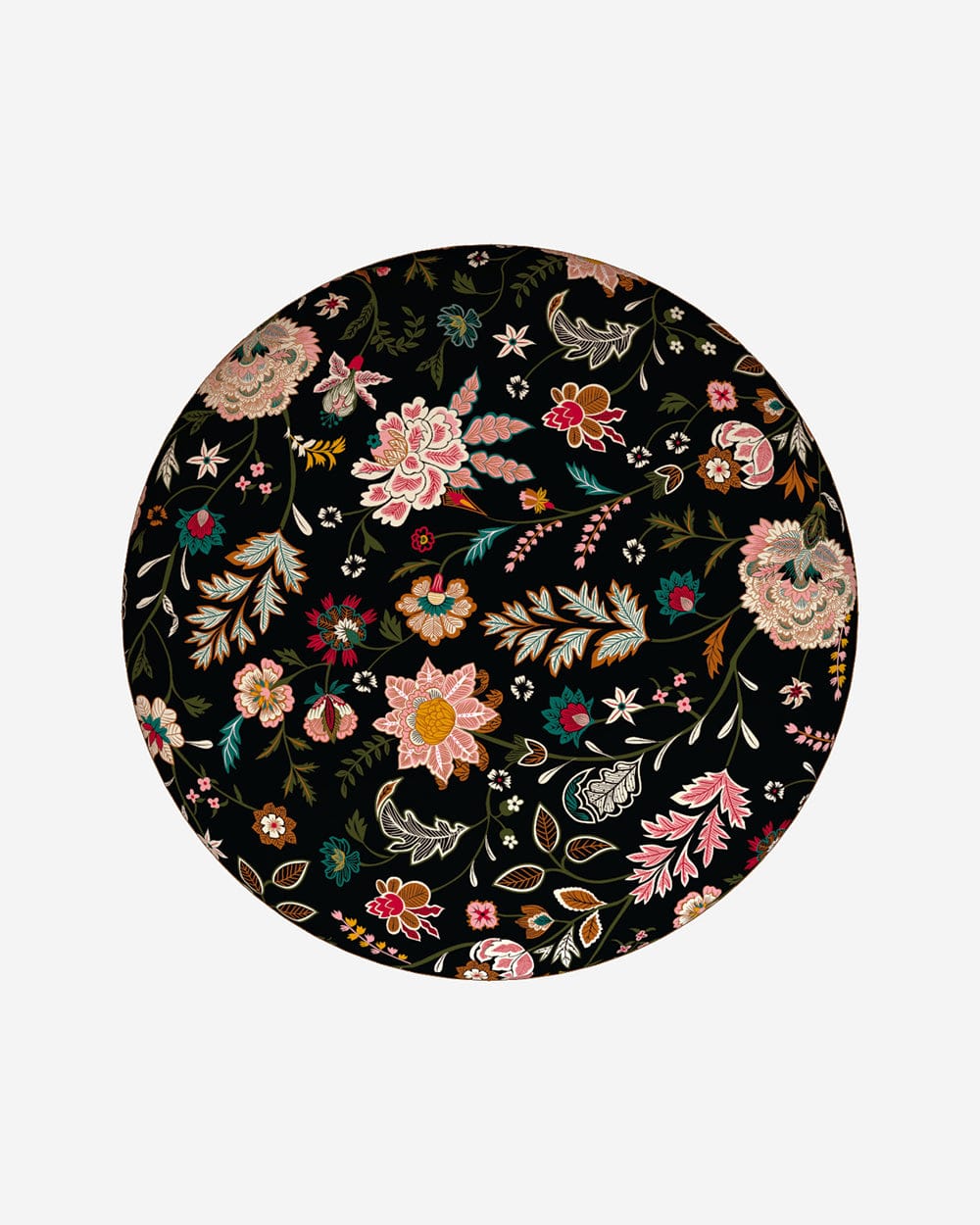 Bohemian Ottoman - Bohemian Palampore Black - Image 4