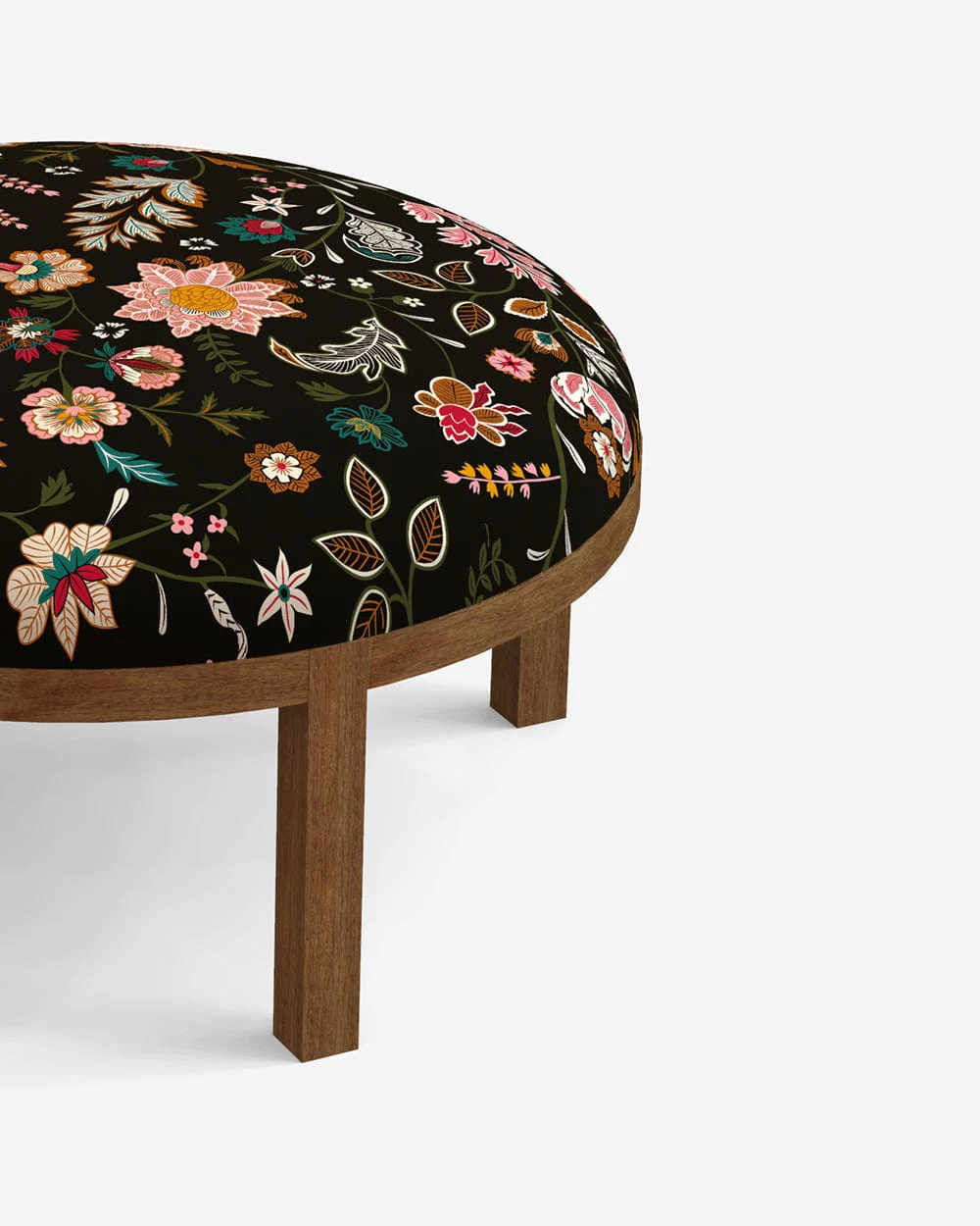 Bohemian Ottoman - Bohemian Palampore Black - Image 5