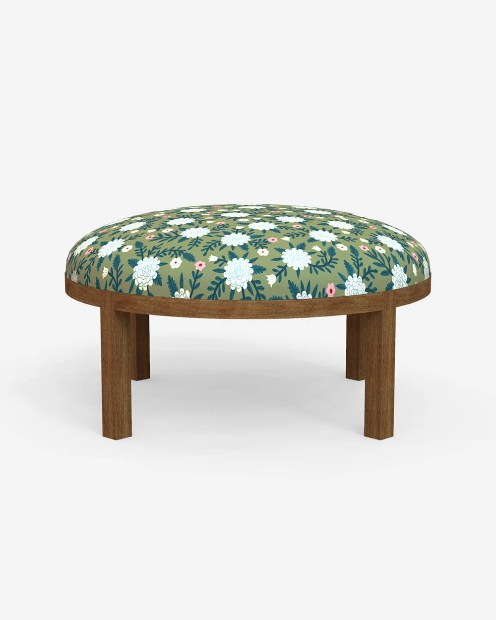 Bohemian Ottoman - Spring Marigold Green - Image 2