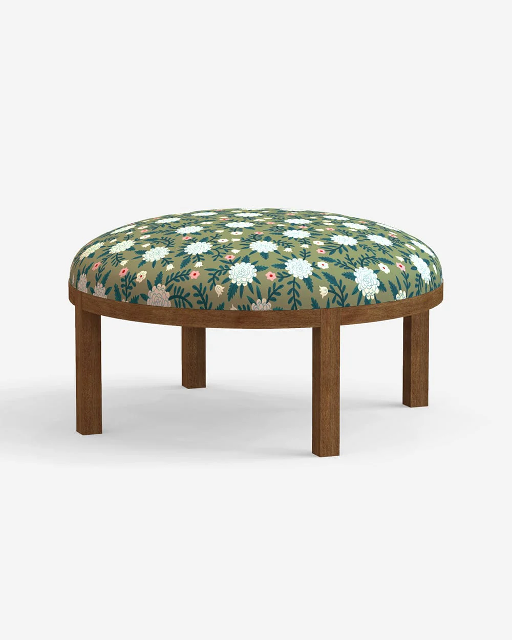 Bohemian Ottoman - Spring Marigold Green - Image 3