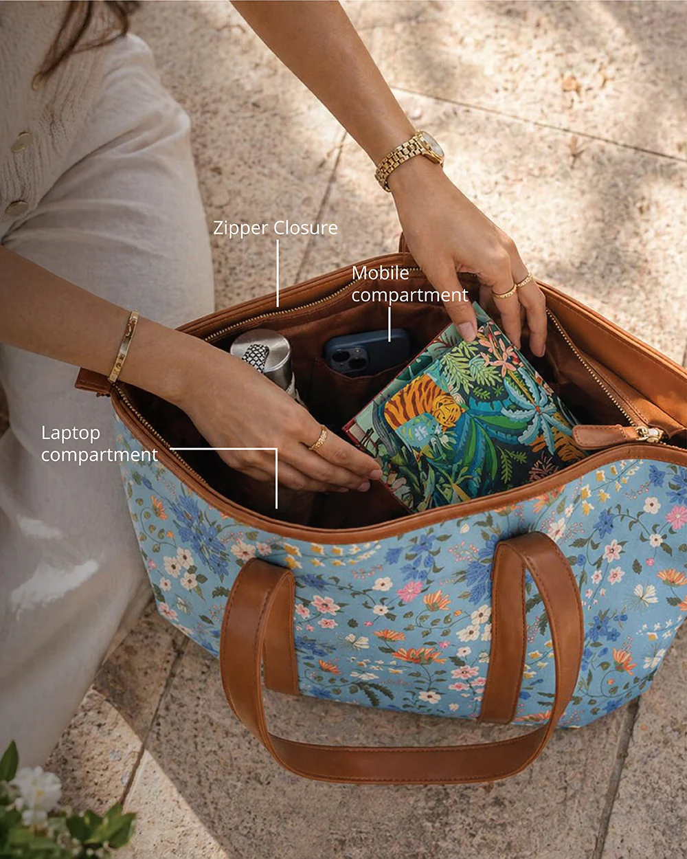 Capri Carry all Tote| Rare & Wild, Amboli - Image 6