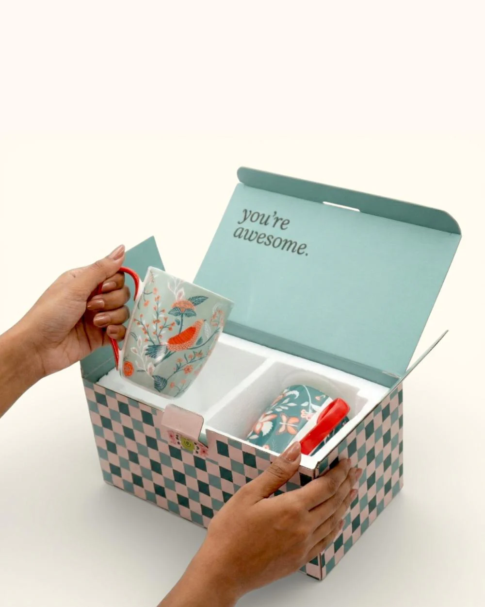 Chumbak Coffee & Joy Mug Gift Set of 2 | Comes in a Gift Box - Image 4