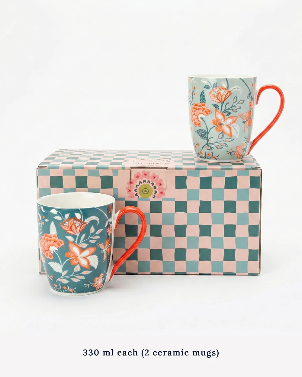 Chumbak Coffee & Joy Mug Gift Set of 2 | Comes in a Gift Box - Image 5