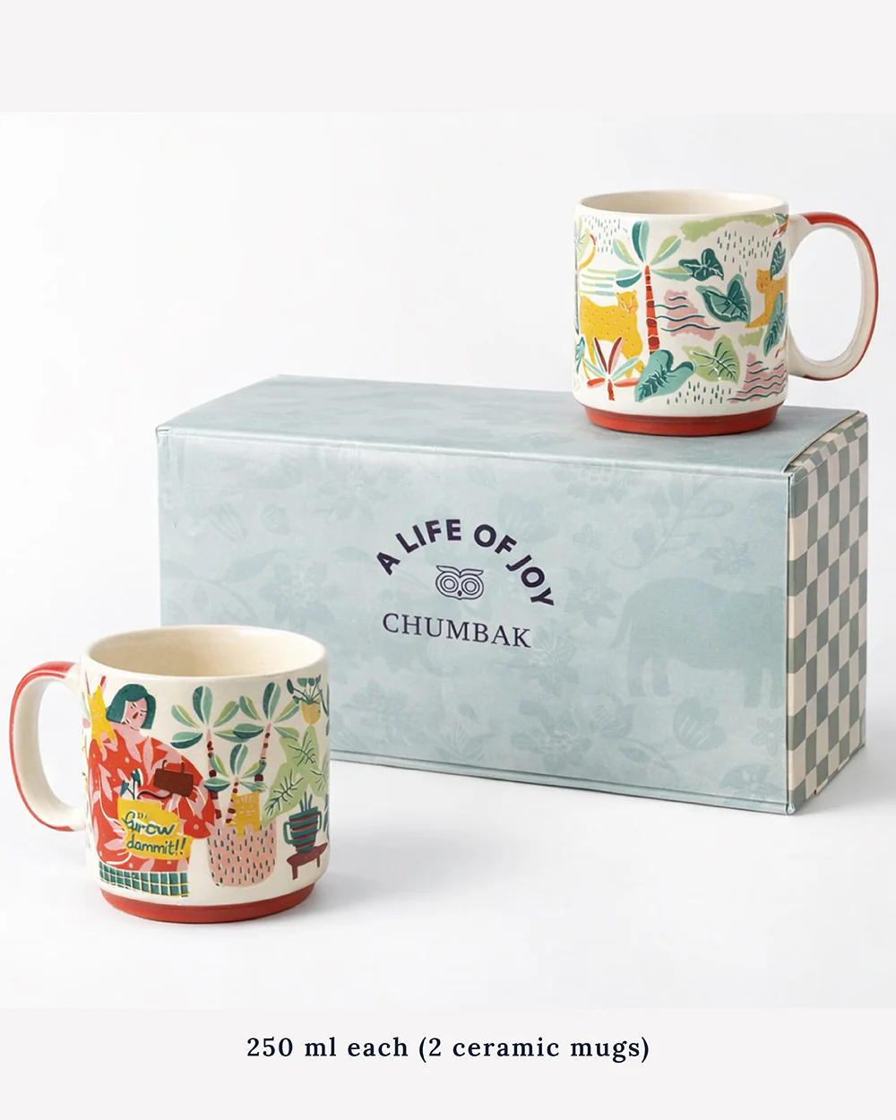 Chumbak Cups of Joy Gift Set of 2 | Comes in a Gift Box - Image 7