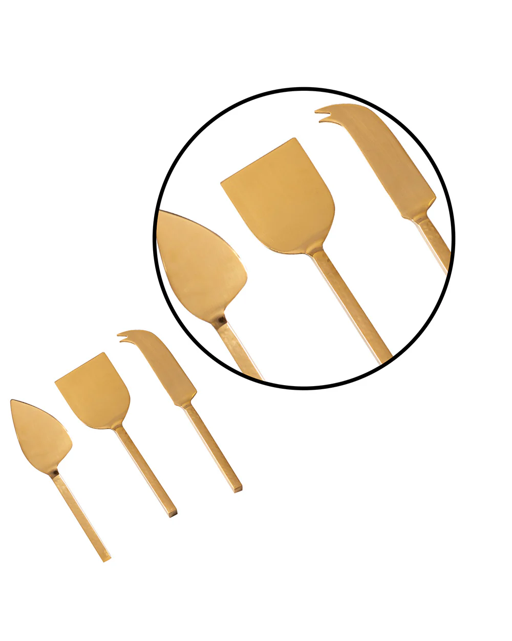 Classic Gold Cheese Knive Set of 3 - Image 2