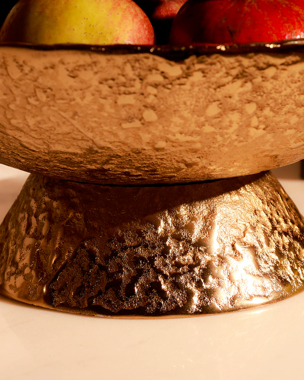 Classic Gold Hammered Bowl - Image 4