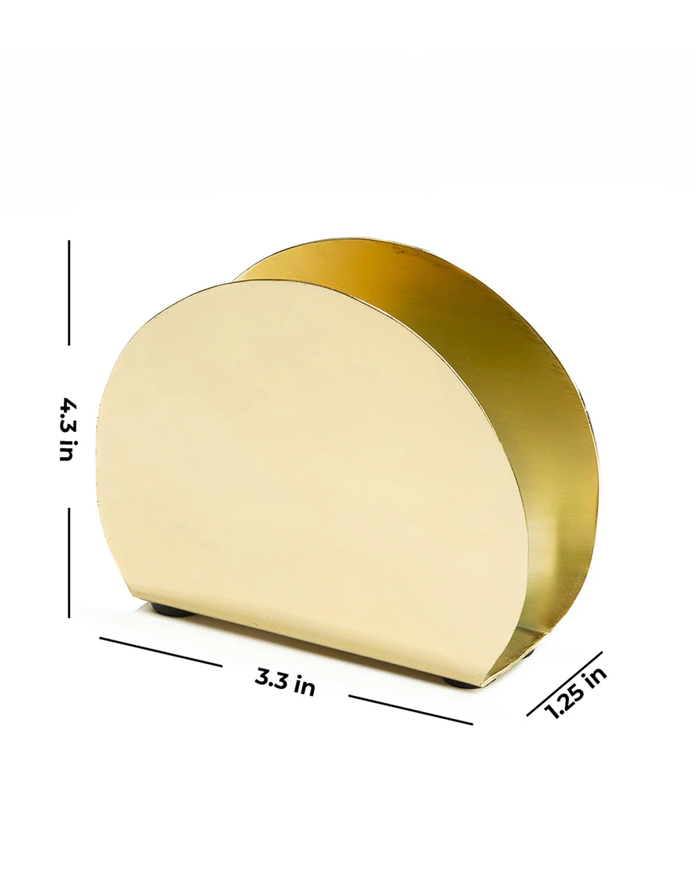 Classic Gold Napkin Holder -  Round - Image 3