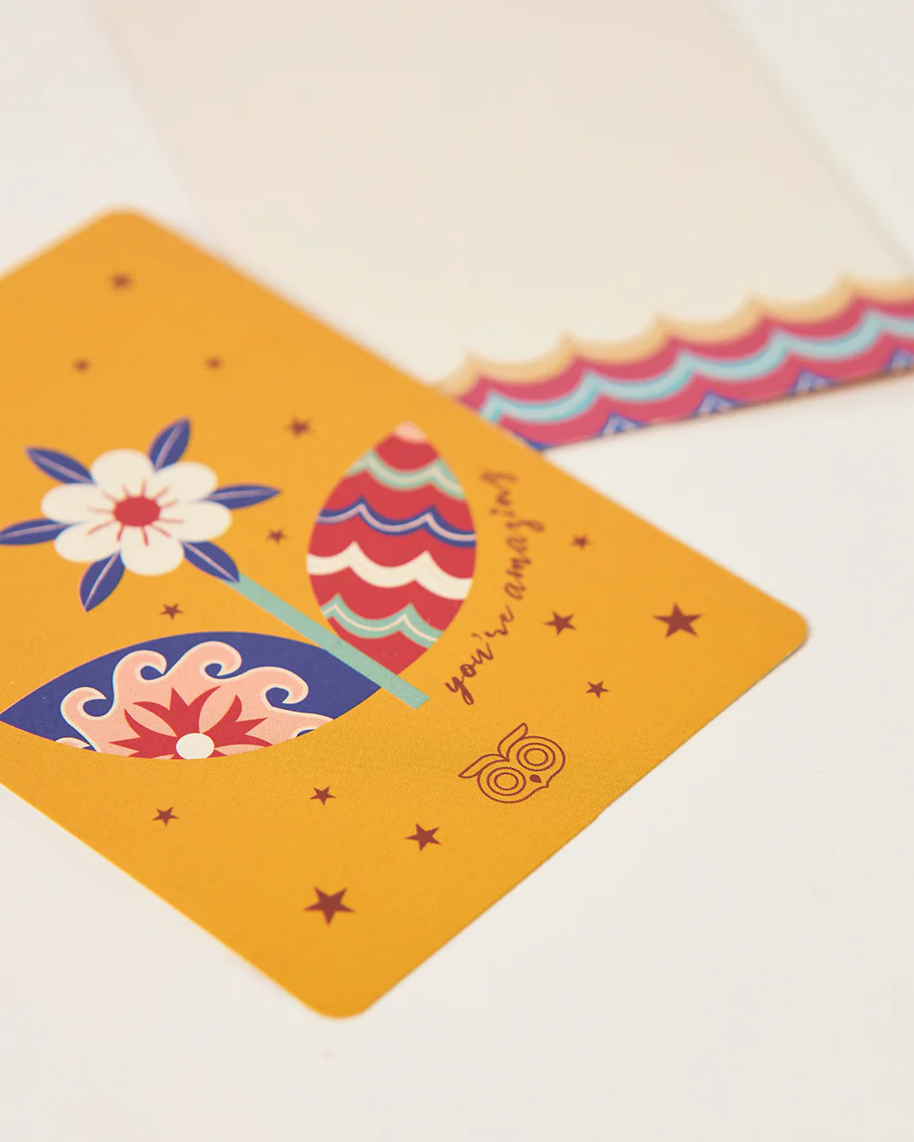 Classic Owl Message Cards, Set of 4 - Image 5