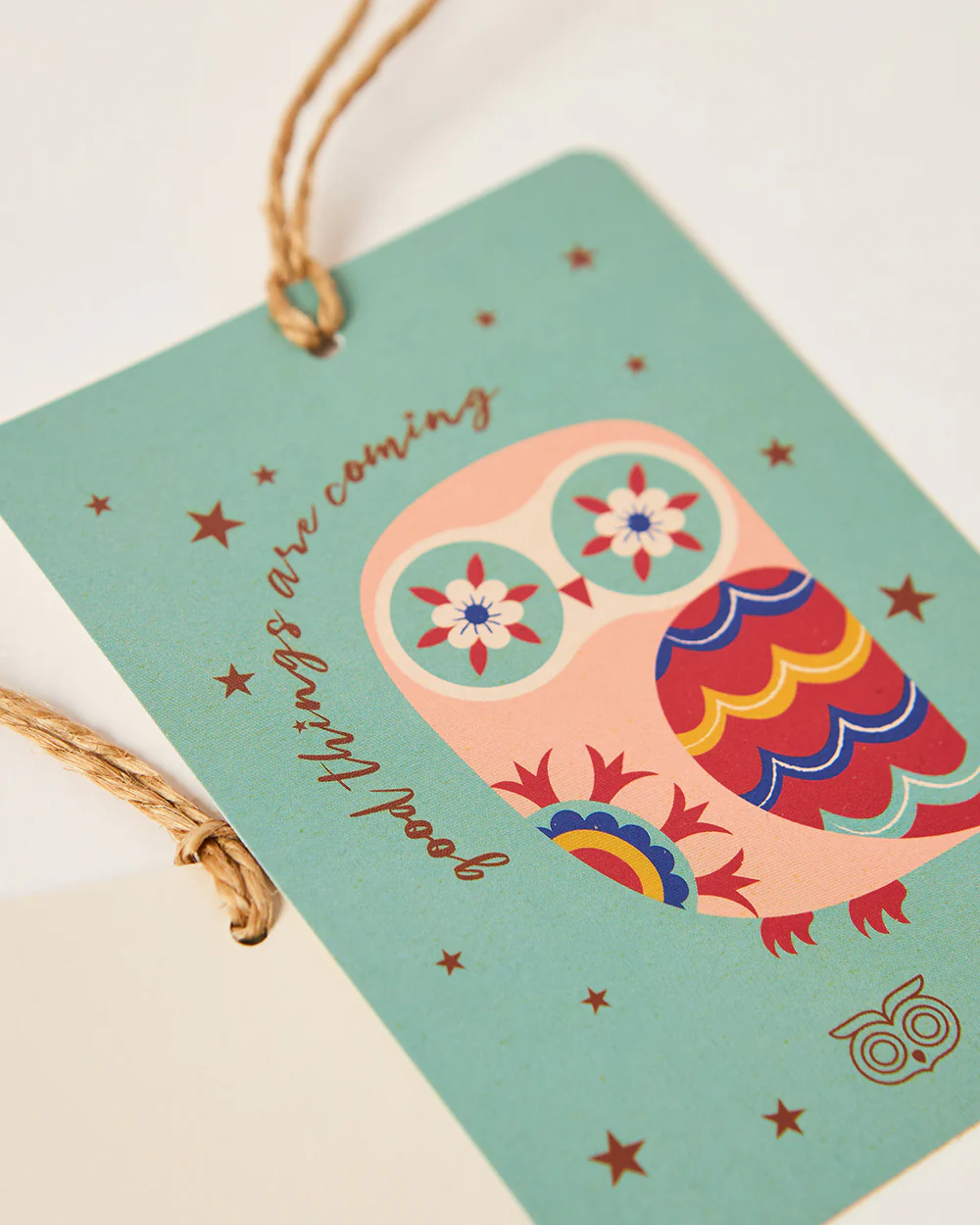 Classic Owl Message Cards, Set of 4 - Image 6