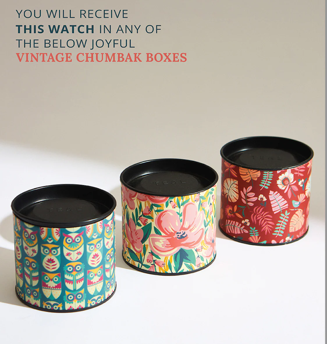 TEAL by Chumbak Classic Owl Red Wrist Watch - Image 7