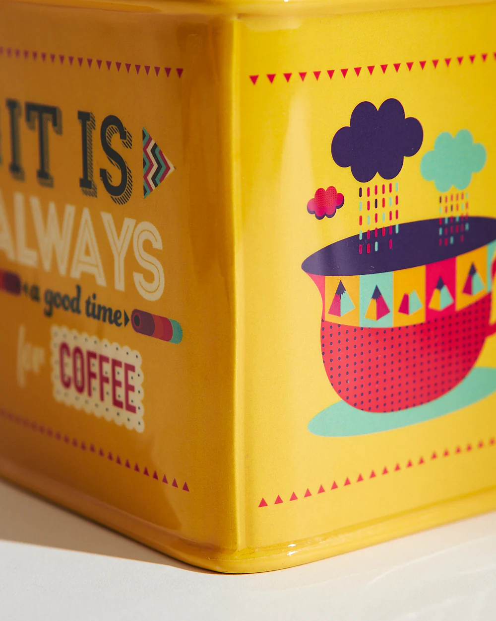 Coffee Time Storage Tin - Image 3