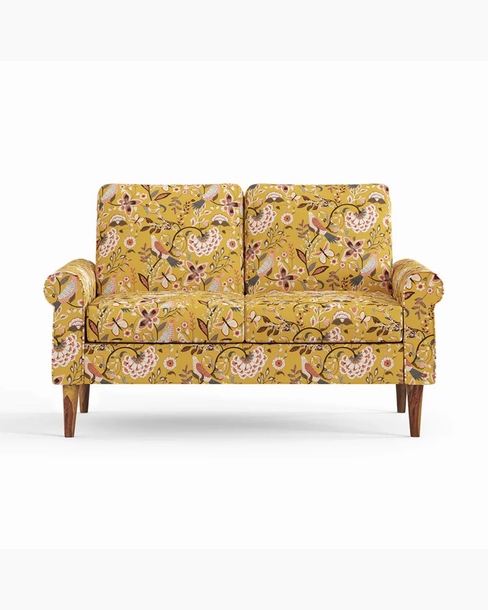 Colonial Couch 2 Seater Dragonfruit Yellow
